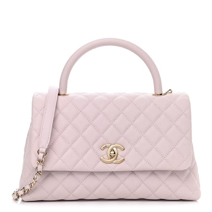 Chanel Caviar Quilted Small Coco Handle Flap Lilas Lilac 1 of 10