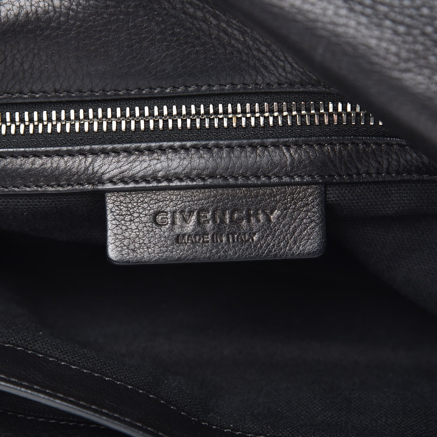Givenchy Waxy Grained Calfskin Medium Pandora Pure Flap Bag Black 8 of 16