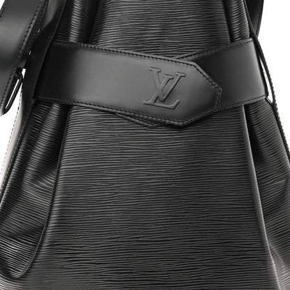 Louis Vuitton Epi Sac D'Epaule GM Black 7 of 10