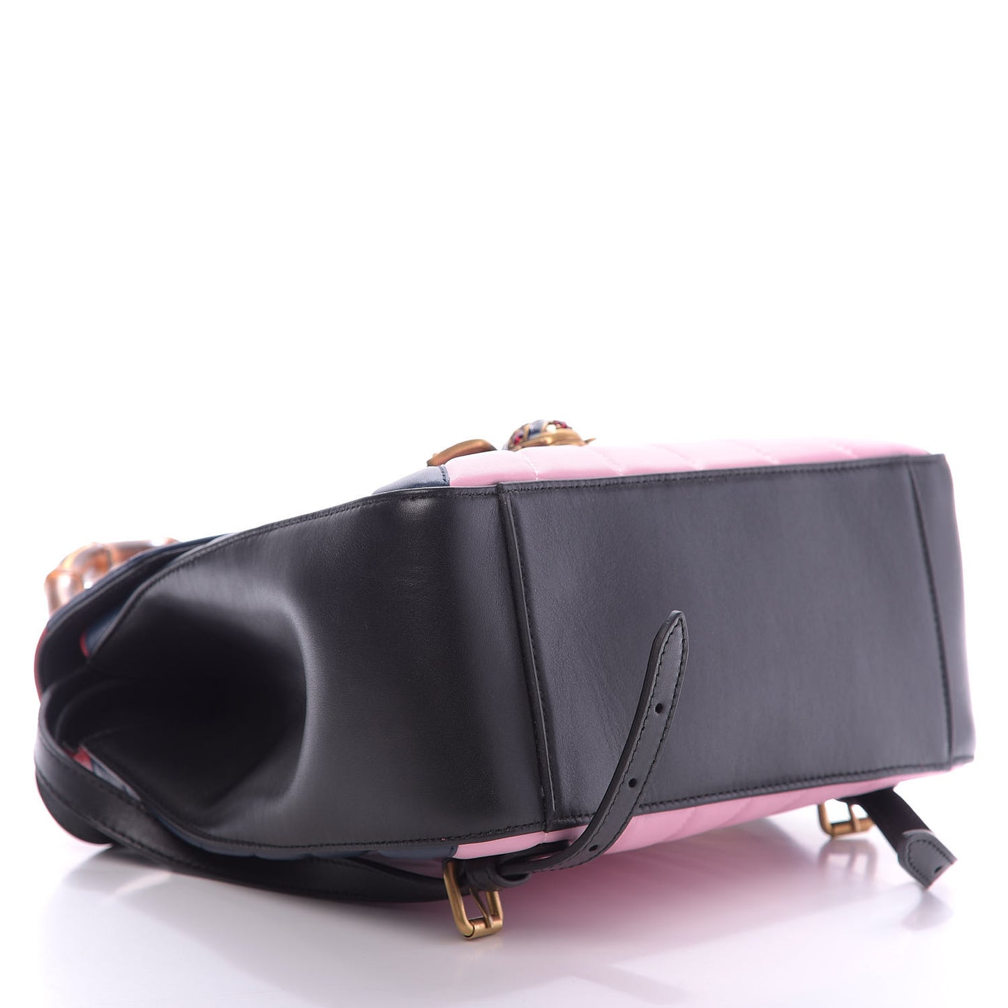 Calfskin Bamboo Trapuntata Queen Margaret Backpack Blue Agata Hibiscus Red Mystic White Sugar Pink