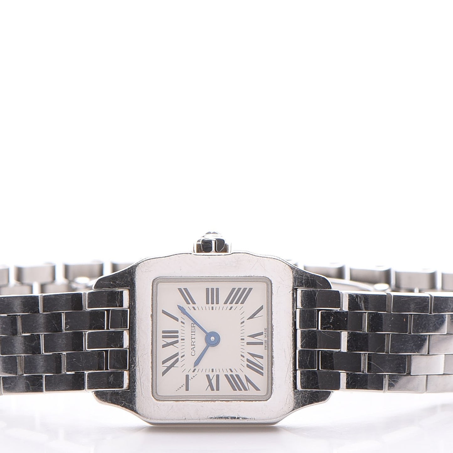 Stainless Steel 20mm Santos Demoiselle Quartz Watch
