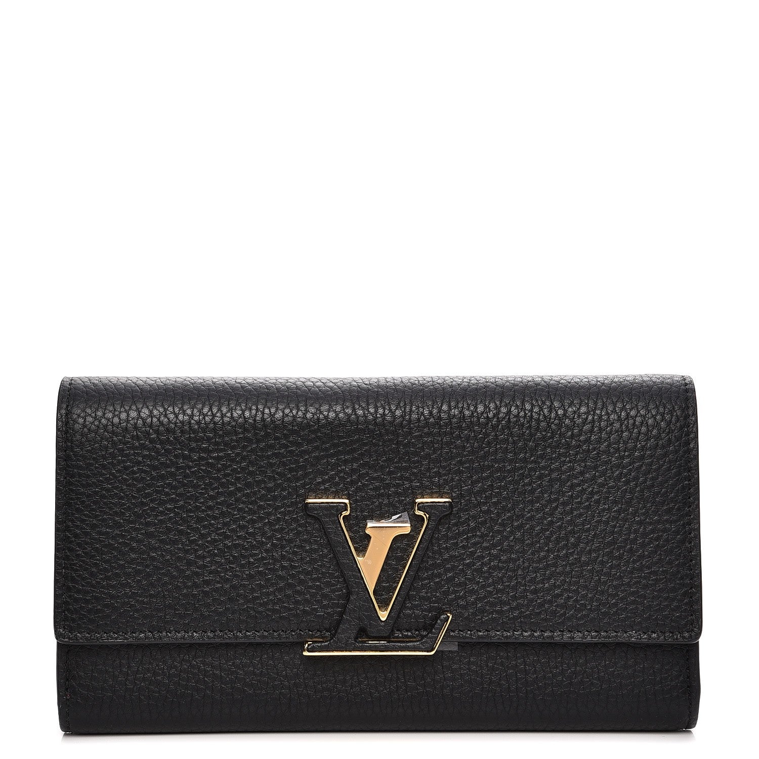 Louis Vuitton Taurillon Capucines Wallet Black 1 of 7