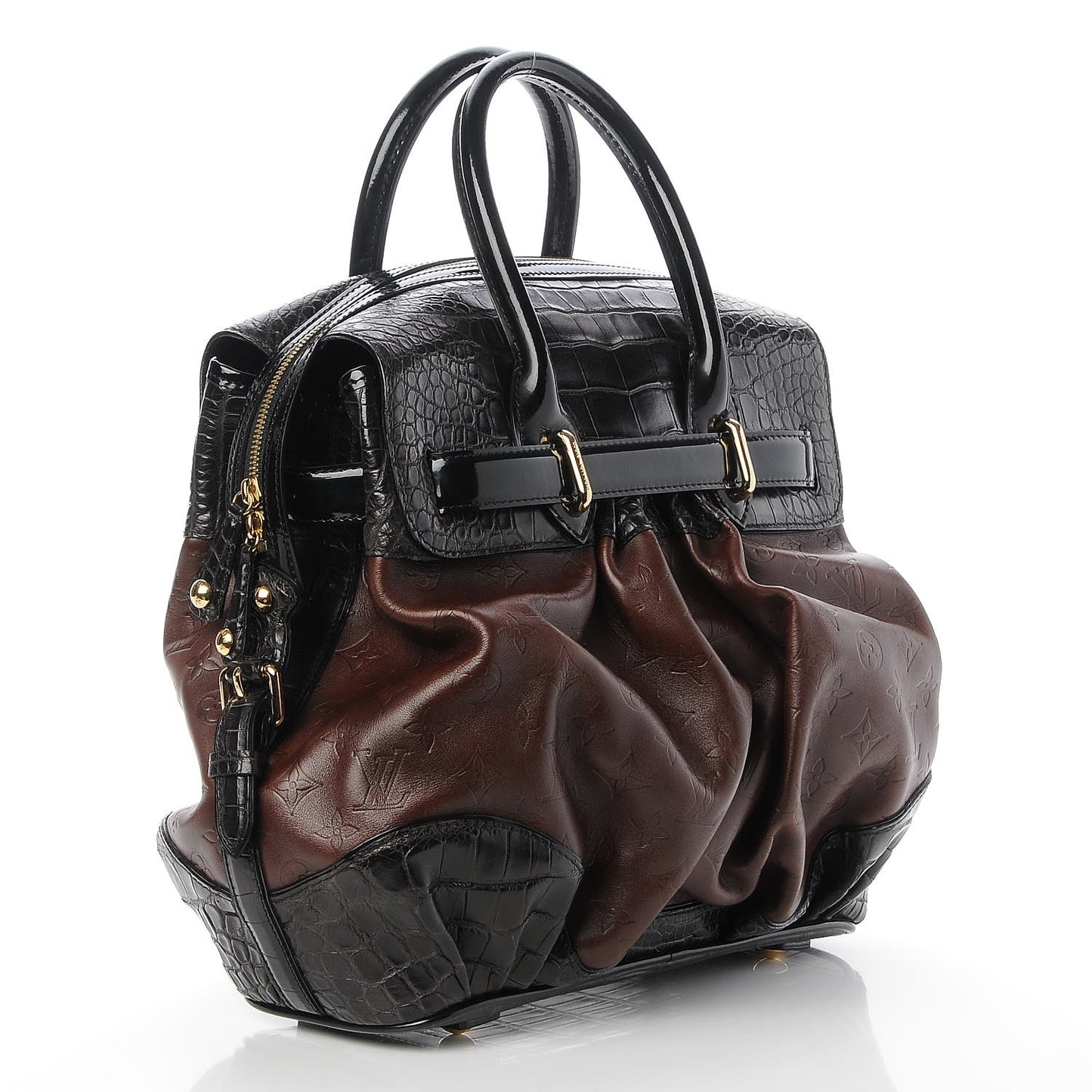 Monogram Embossed Alligator Les Extraordinaires City Steamer