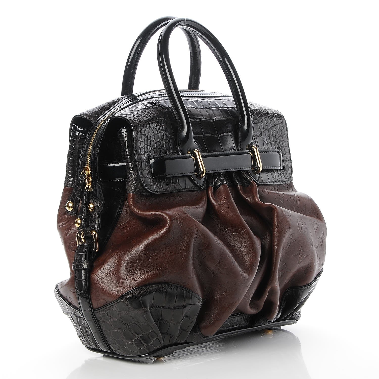 Louis Vuitton Monogram Embossed Alligator Les Extraordinaires City Steamer 3 of 6