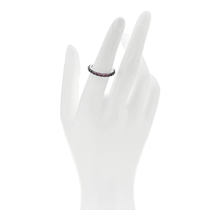 David Yurman Sterling Silver Rhodolite Garnet Cable Berries Ring 52 6 2 of 4