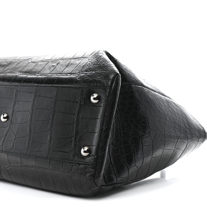 Chanel Alligator Executive Cerf Shopper Tote Black 11 of 11