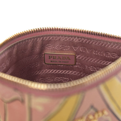 Prada Saffiano Floral Print Wristlet 5 of 5