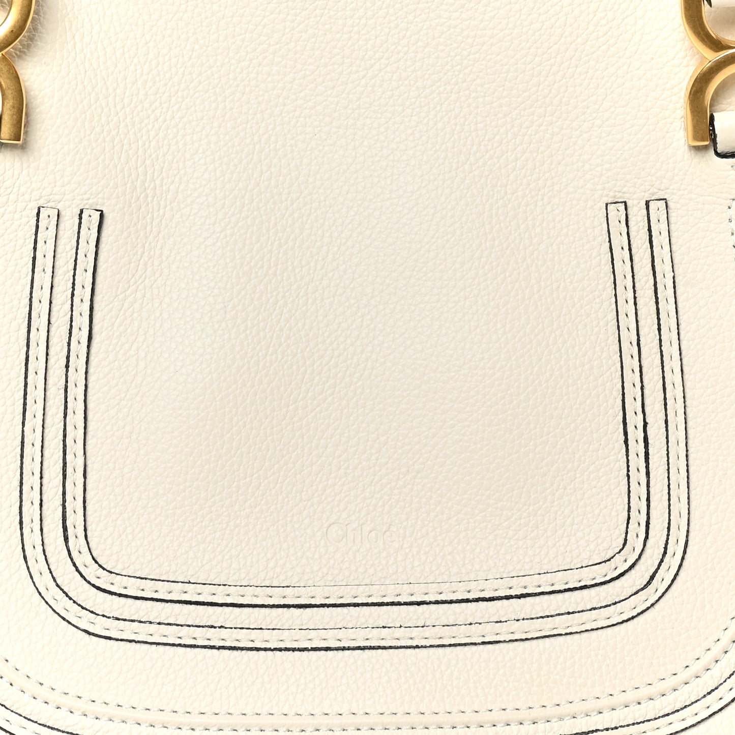 Calfskin Medium Marcie Satchel White