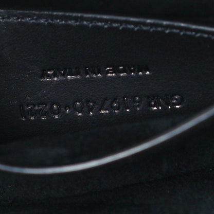 Saint Laurent Smooth Calfskin Classic Monogram Small Kaia Satchel Black 8 of 11