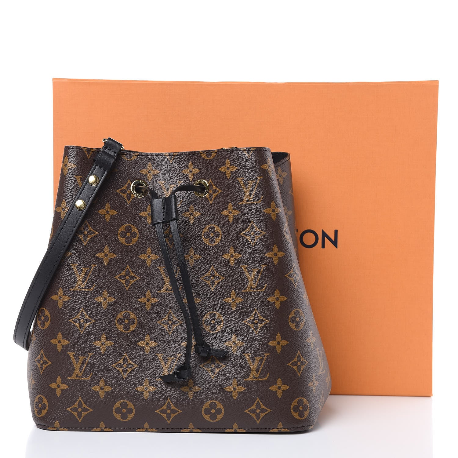 Louis Vuitton Monogram Neonoe MM Black 9 of 9