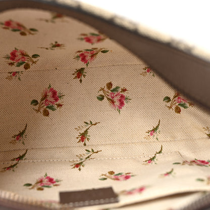 Gucci GG Supreme Monogram Web Neo Vintage Shoulder Bag Beige New Acero Crop 5 of 14