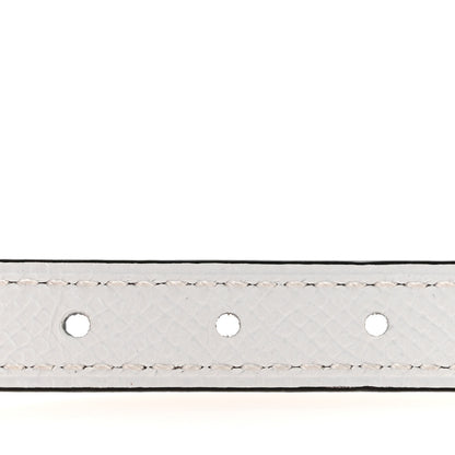 Hermes Swift Epsom 13mm Ancre Belt 75 30 White Gold 4 of 7