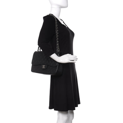 Chanel Caviar Quilted Jumbo Double Flap Black 2 of 11