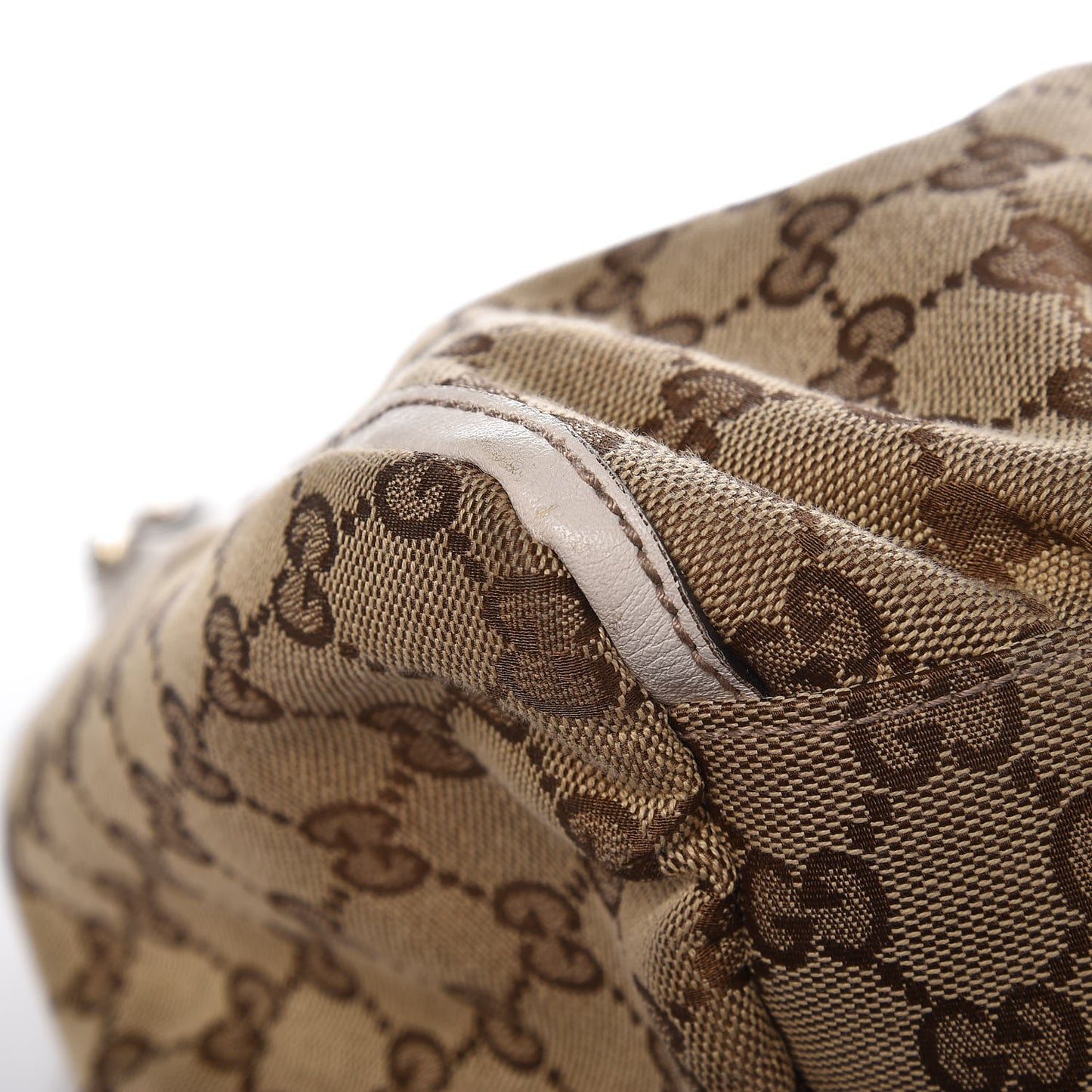 Monogram Large D Gold Hobo Off White