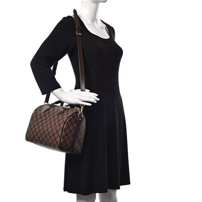 Louis Vuitton Damier Ebene Speedy Bandouliere 25 2 of 10