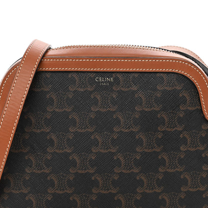 Celine Triomphe Canvas Small Camera Bag Tan 6 of 8