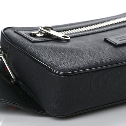 Gucci Soft GG Supreme Monogram Web Belt Bag Black Grey 7 of 8