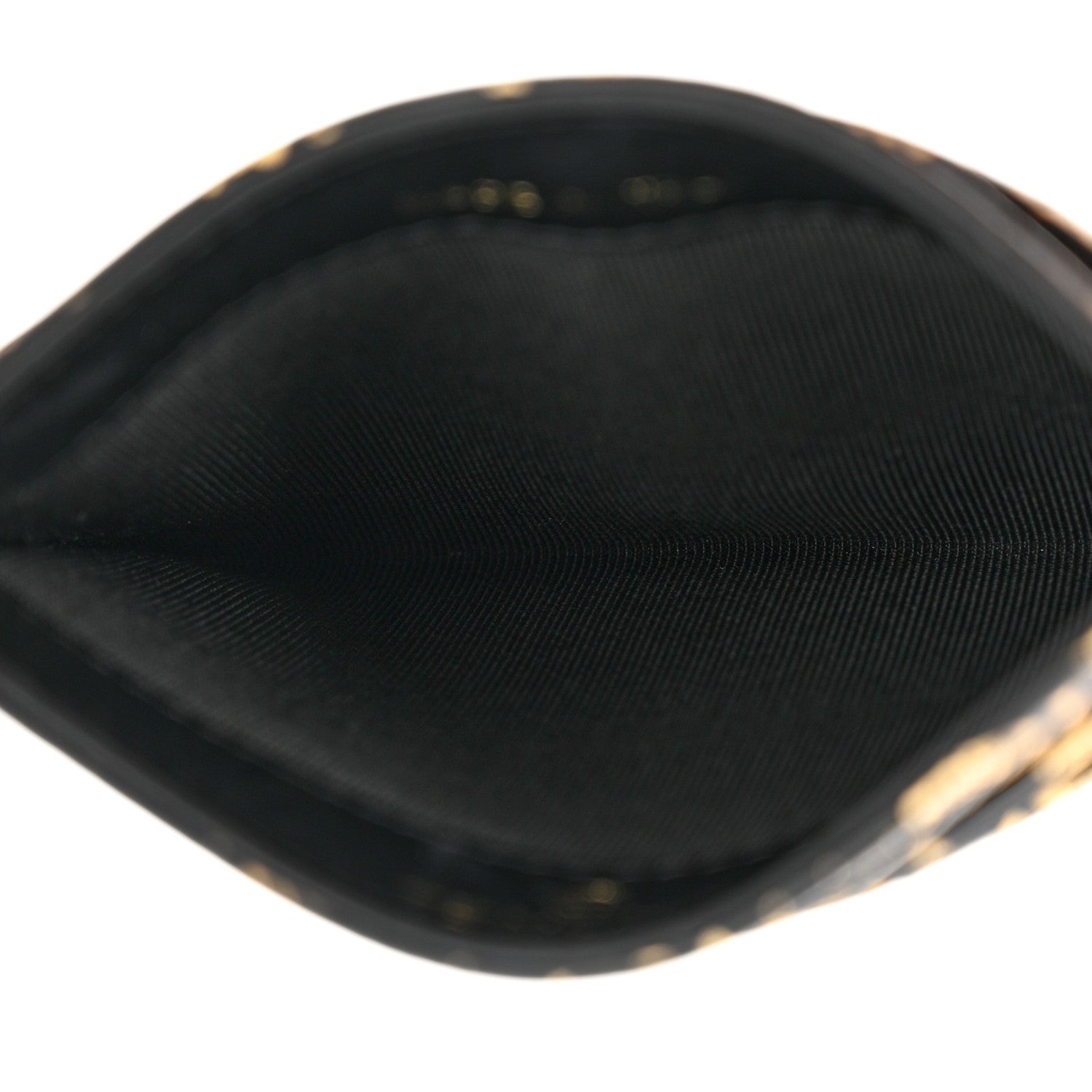 Chanel Calfskin Crocodile Embossed Graffiti 2.55 Cocodile Reissue Card Holder Black Gold 5 of 8