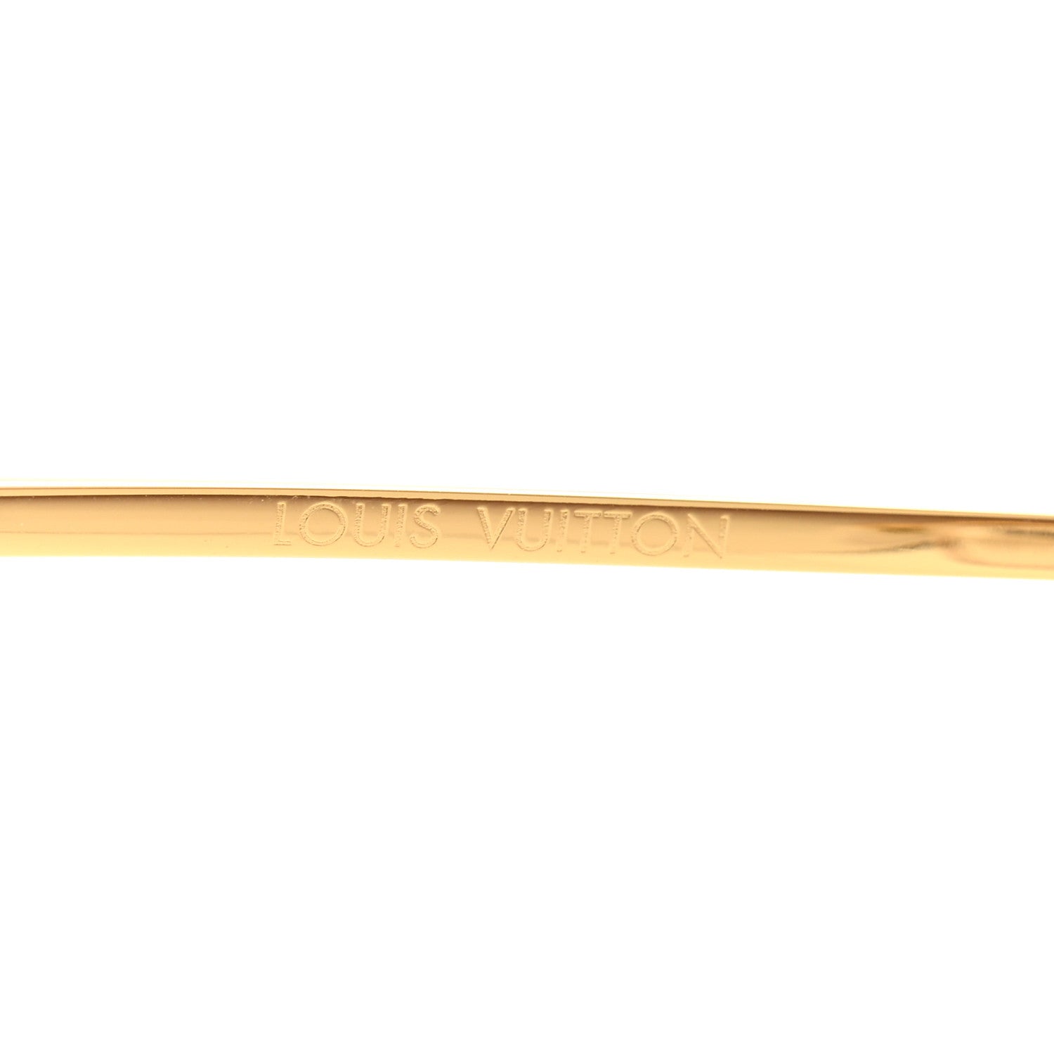 Louis Vuitton Grease Mask Sunglasses Z1469U Gold 5 of 7