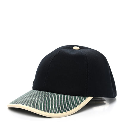 Hermes Cotton Tess Pop Cap 58 Bleu Minuit Marine 1 of 9