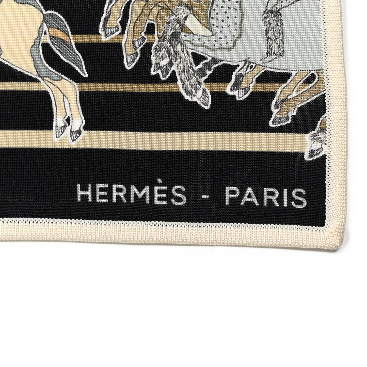 Silk Jersey Carre En Carres Scarf 90
