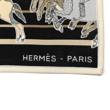 Hermes Silk Jersey Carre En Carres Scarf 90 3 of 6