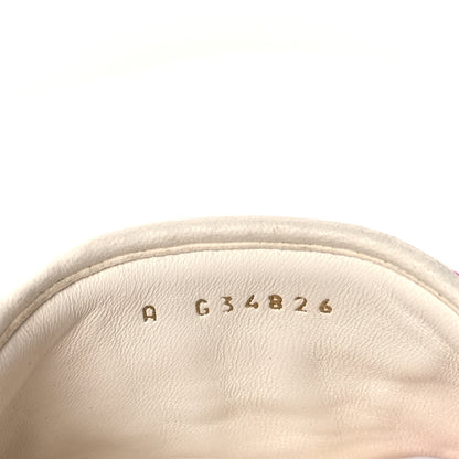 Chanel Tweed Cork Mule Sandal 39 Pink White 9 of 14