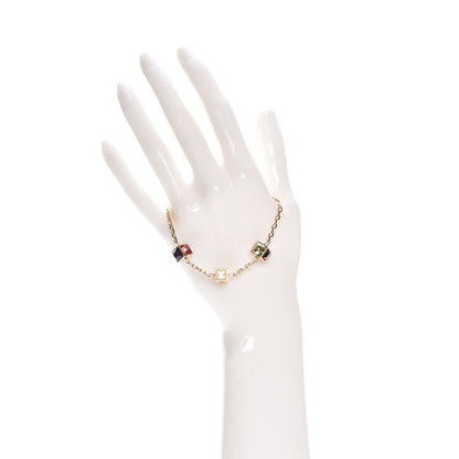 Louis Vuitton Swarovski Gamble Bracelet Gold 2 of 9