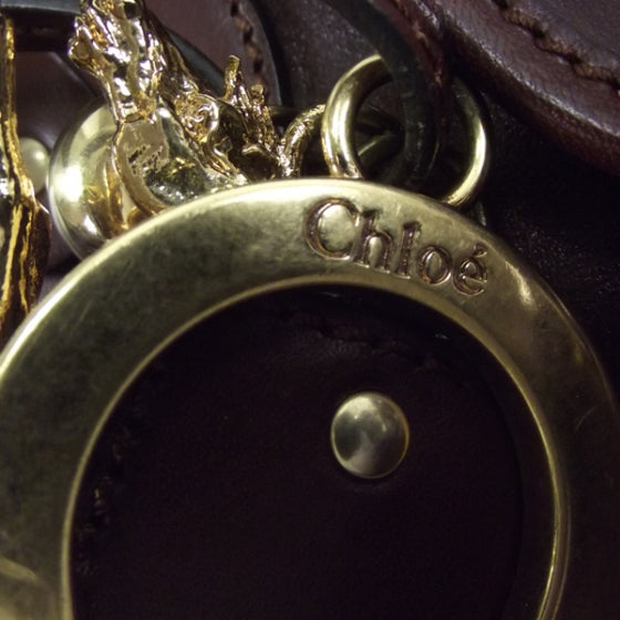 Chloe Leather Kerala Tote Chocolate 11 of 11