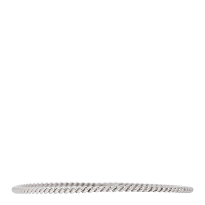 Tiffany Sterling Silver Twist Rope Bangle Bracelet 1 of 3