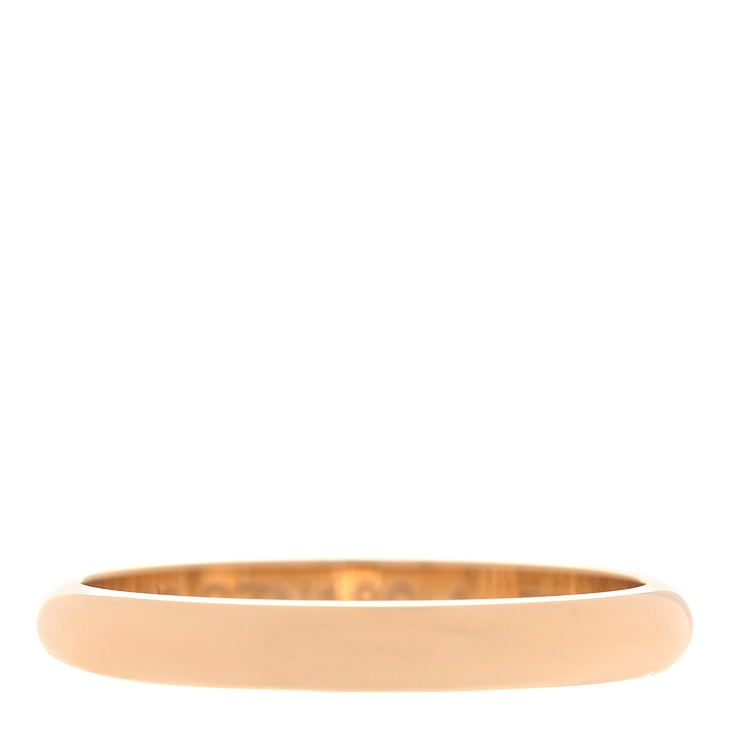 18K Yellow Gold 2.5mm 1895 Wedding Band Ring 48 4.5