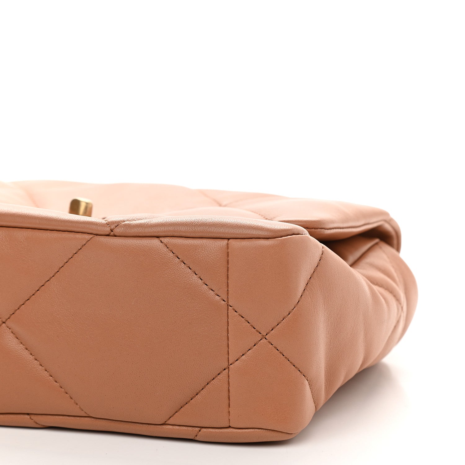 Chanel Lambskin Quilted Medium Chanel 19 Flap Brown 9 of 9