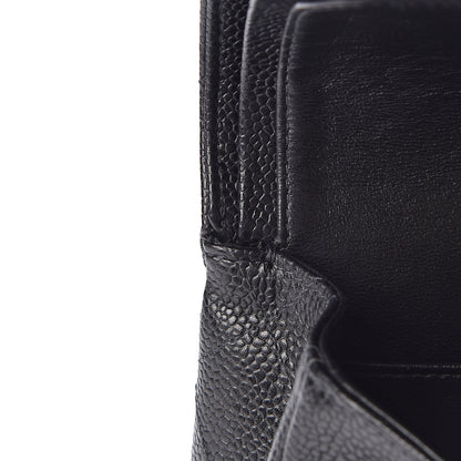 Chanel Caviar Quilted Medium Double Flap Black 11 of 12
