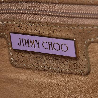 Jimmy Choo Glitter Suede Medium Rhea 6 of 14