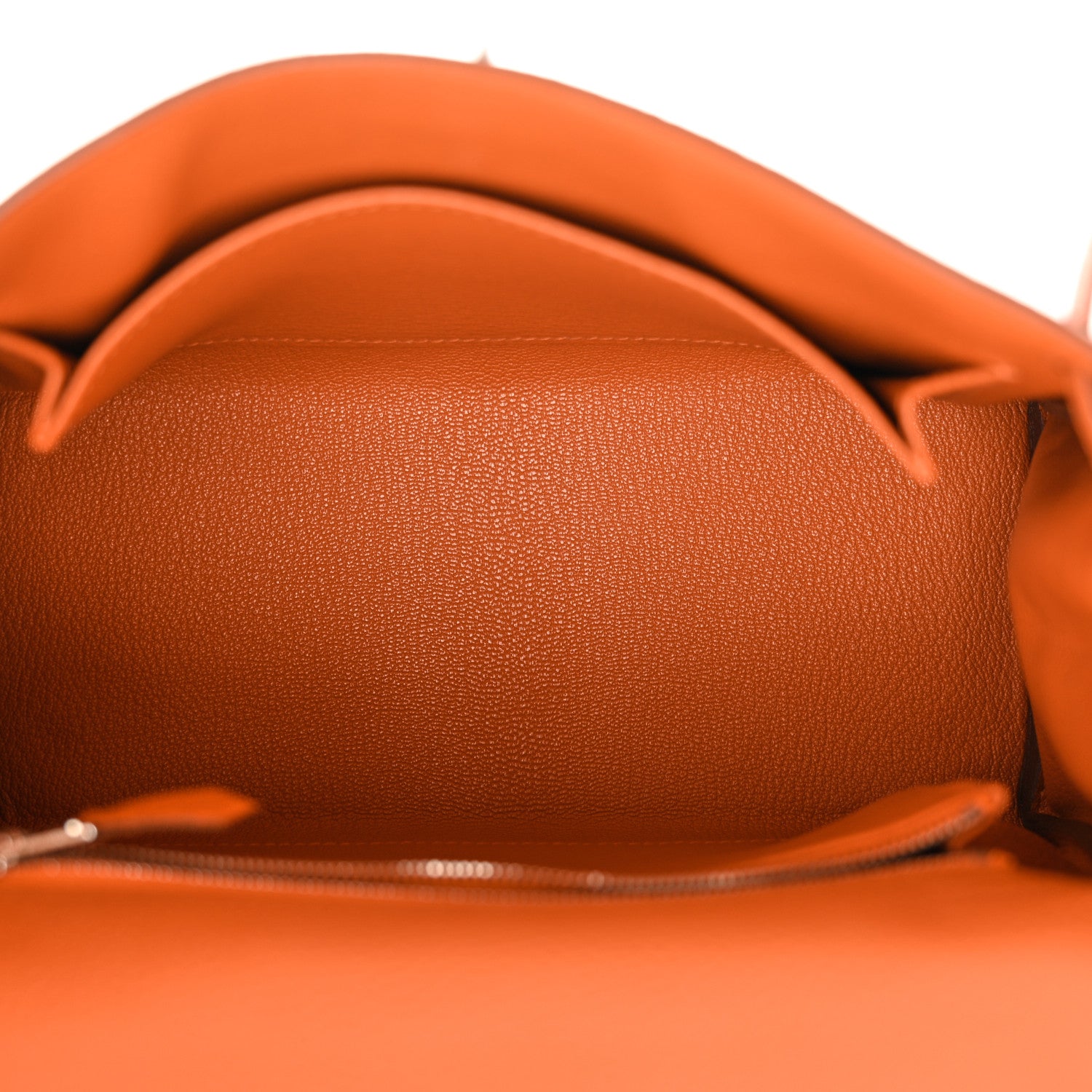 Hermes Togo Kelly Retourne 25 Orange Poppy 5 of 10