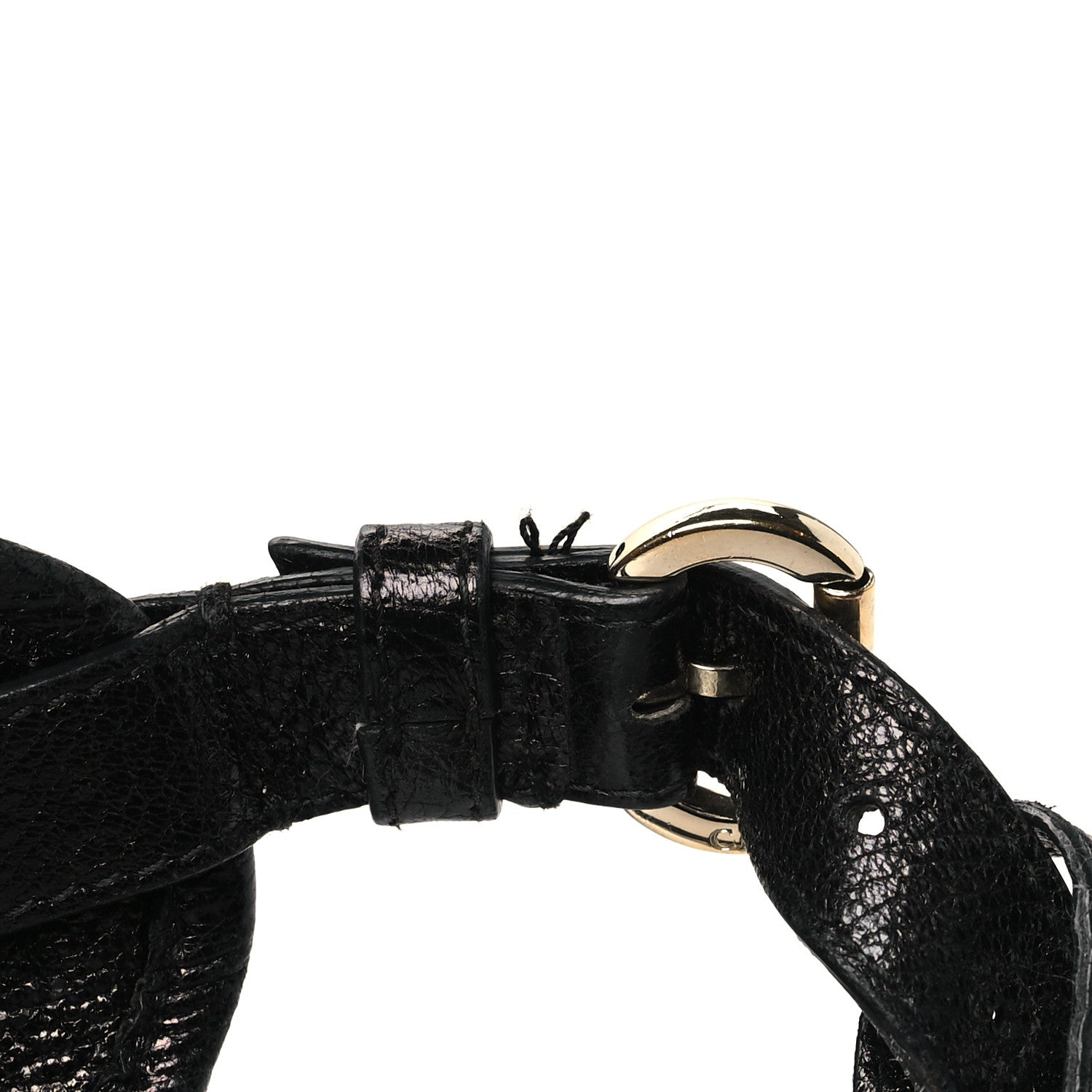 Christian Dior Ceramic Effect Deerskin Cannage Bee Tote Black 11 of 12