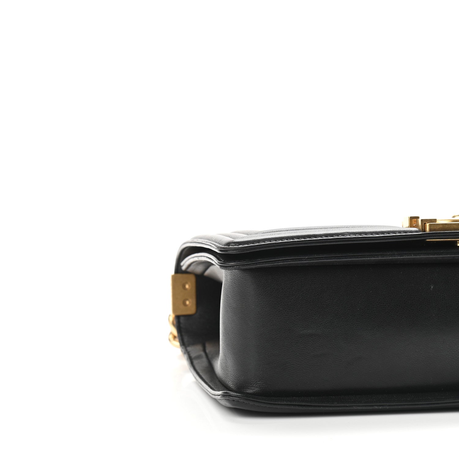 Chanel Lambskin Quilted Medium Boy Flap Black 8 of 12