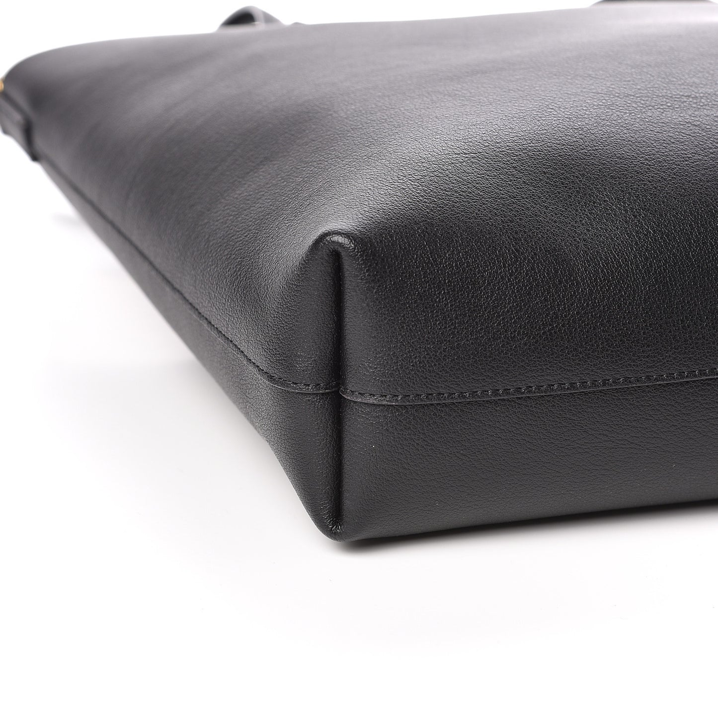 Calfskin Toy Shopping Tote Black