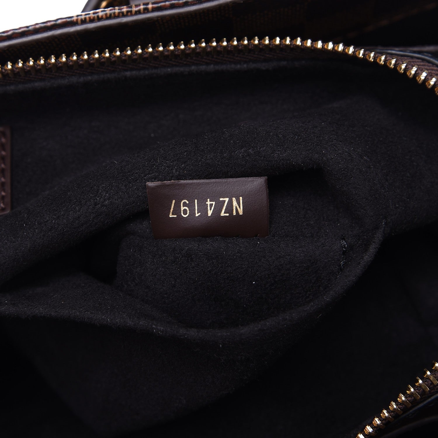 Louis Vuitton Cuir Taurillon Damier Ebene Normandy Black 8 of 8