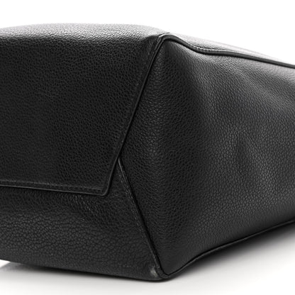 Celine Soft Grained Calfskin Small Sangle Bucket Bag Black 10 of 10