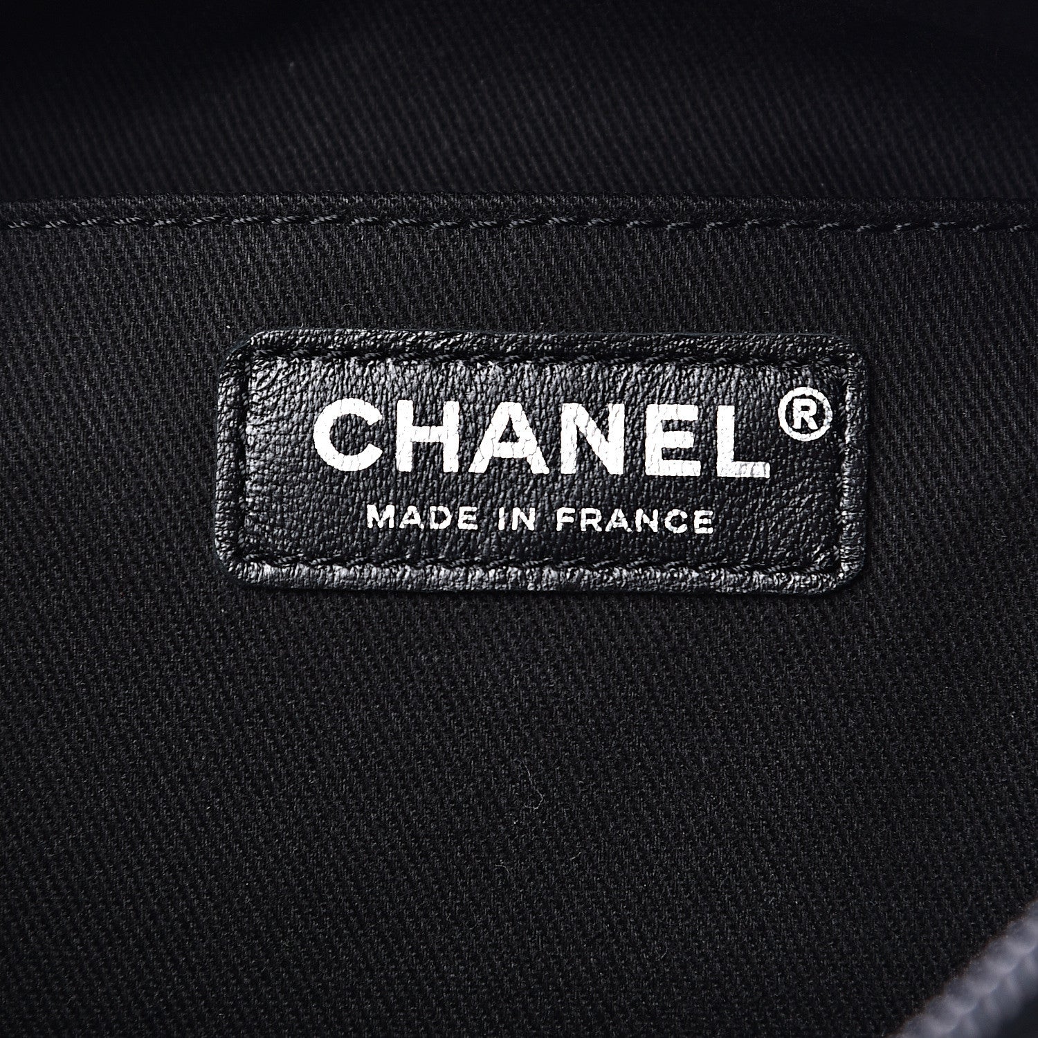 Chanel Caviar Stitched Banane Waist Bag Fanny Pack Black 5 of 8