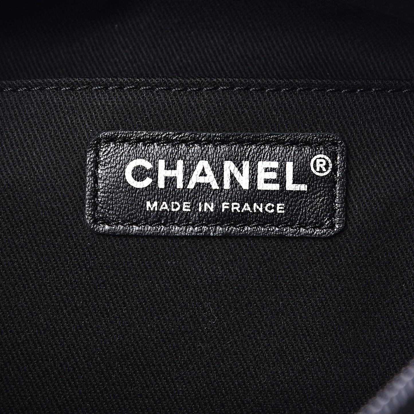 Caviar Stitched Banane Waist Bag Fanny Pack Black