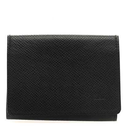 Louis Vuitton Taiga Business Card Holder Black 1 of 6