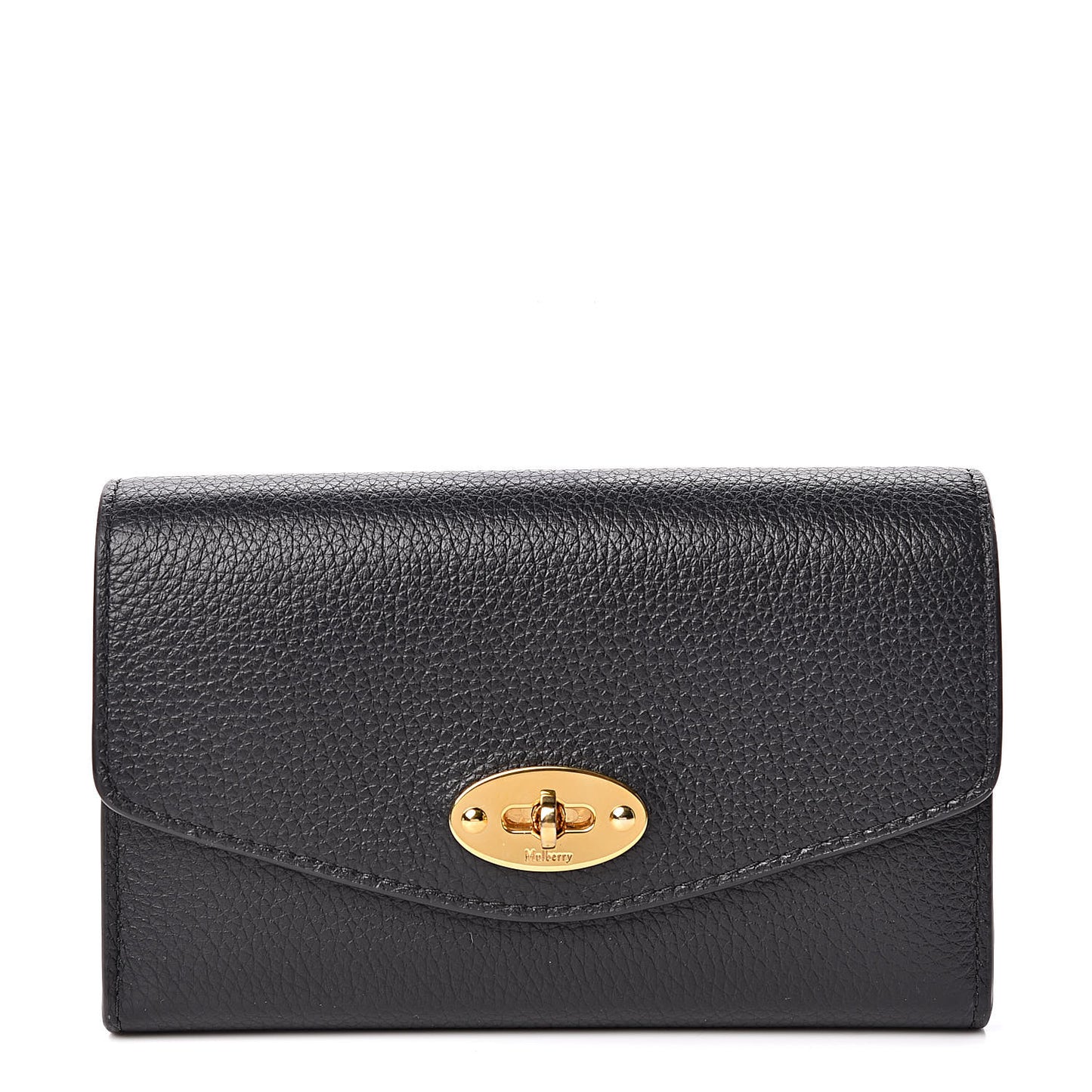 Classic Grain Medium Darley Wallet Black