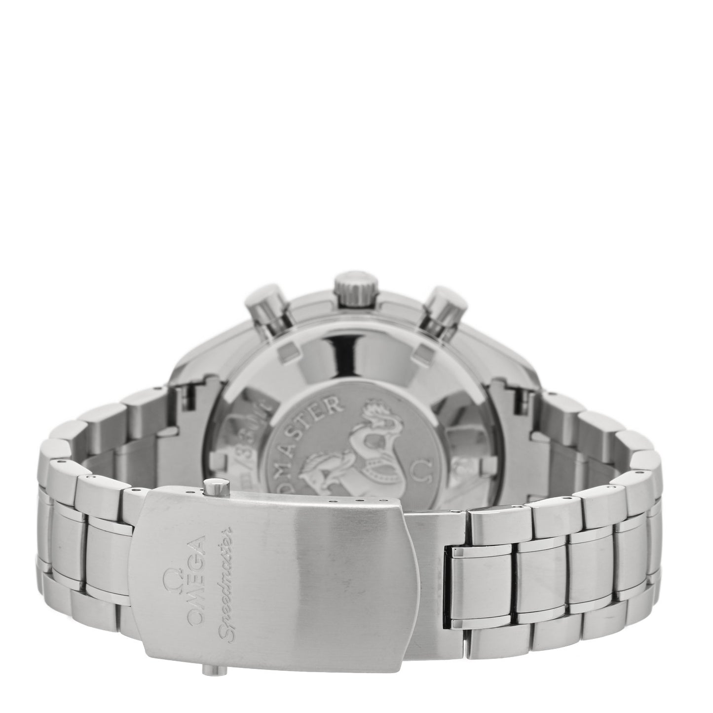 Stainless Steel 40mm Speedmaster Chronograph Automatic Watch Black 3220.50.00