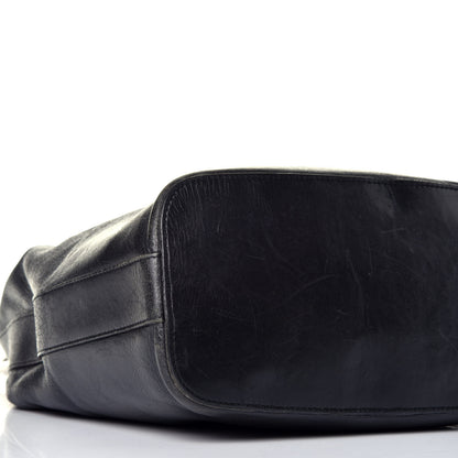 Gucci Calfskin GG Small Clasp Hobo Black 8 of 9