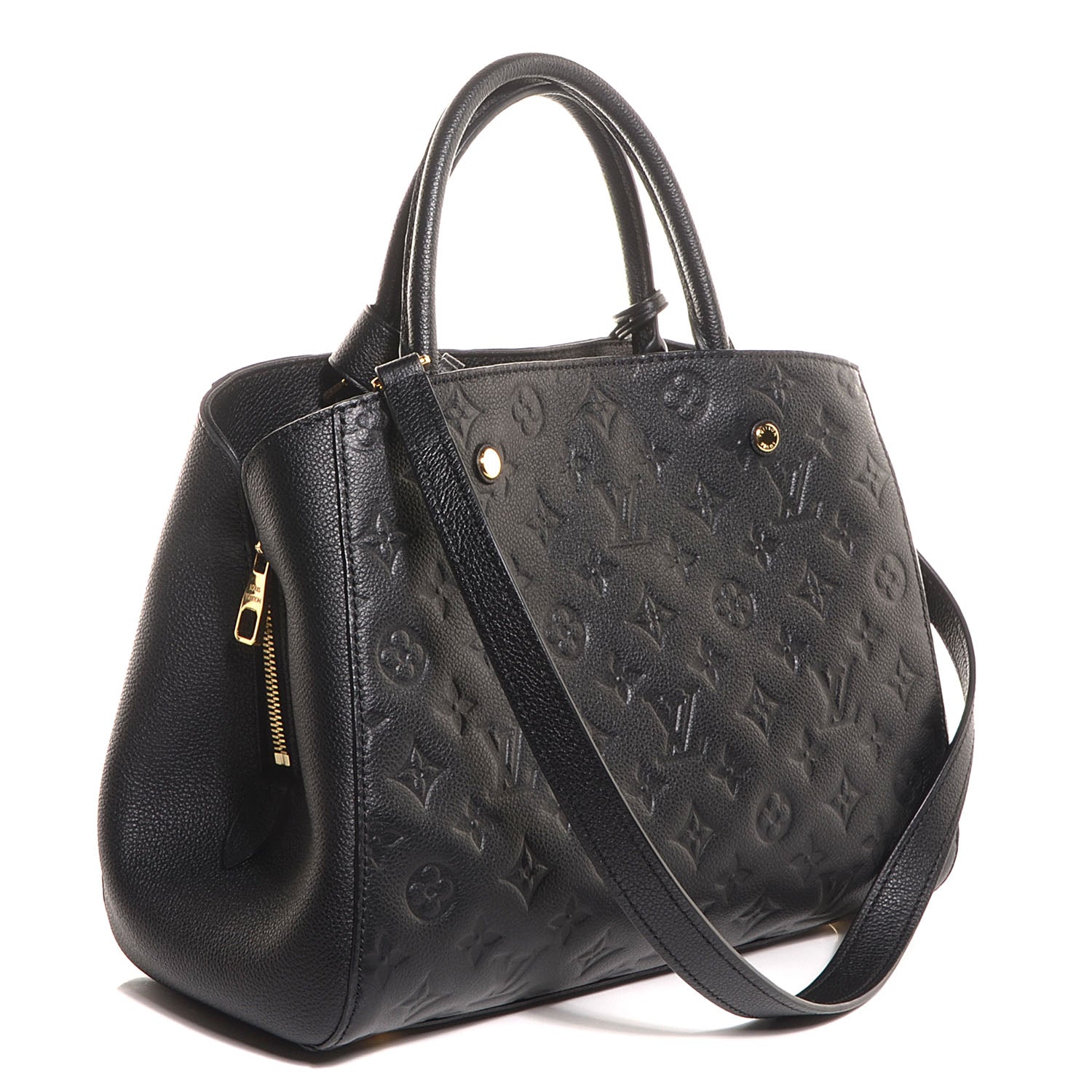 Louis Vuitton Empreinte Montaigne MM Black 3 of 9