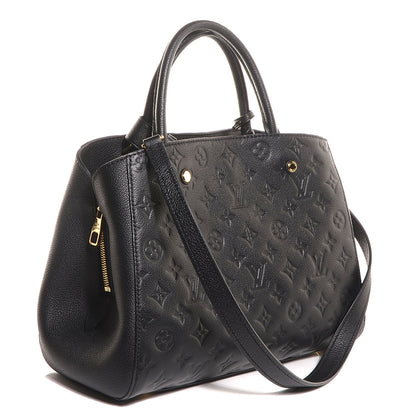 Louis Vuitton Empreinte Montaigne MM Black 3 of 9