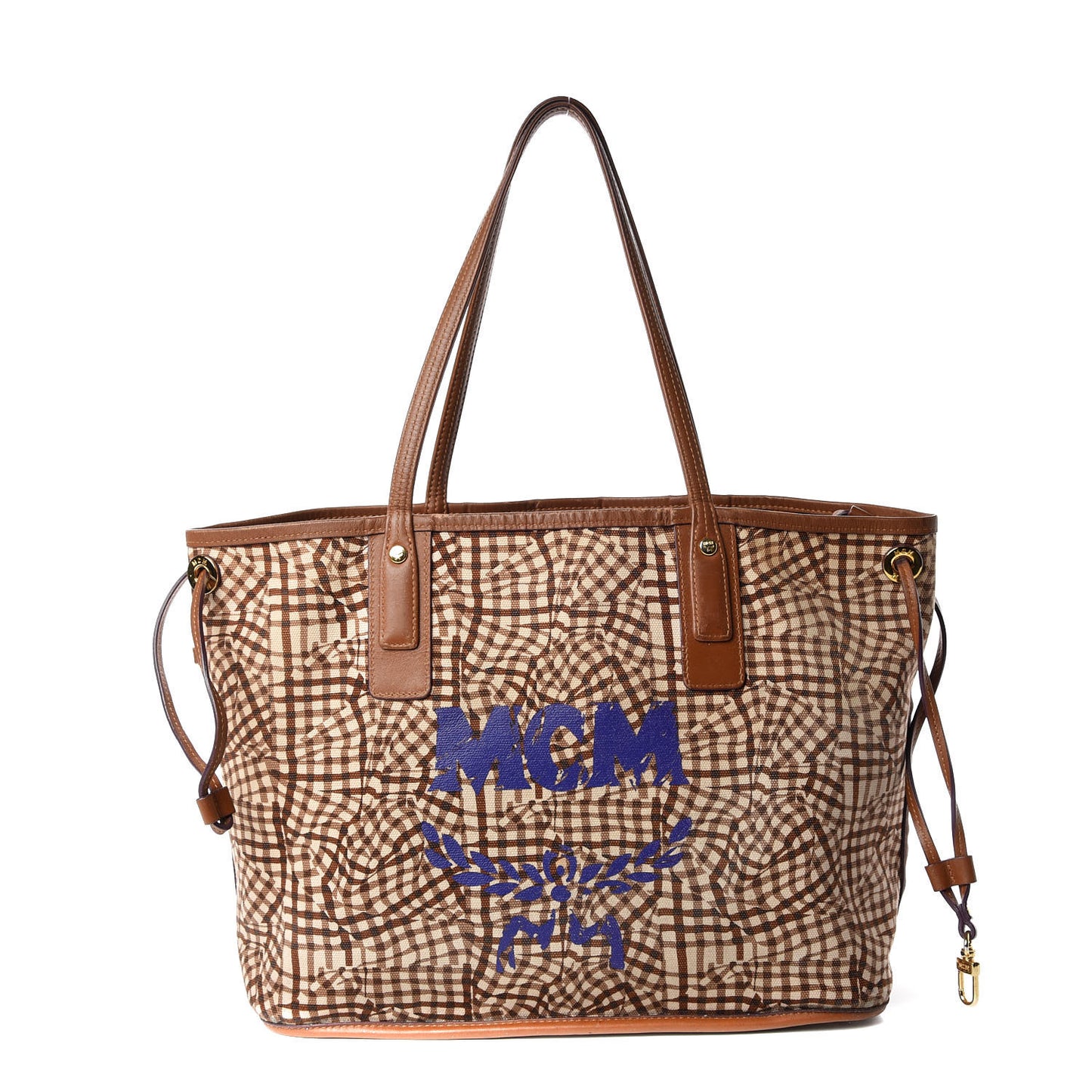 Visetos Medium Liz Reversible Shopper Tote Cognac