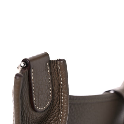Hermes Taurillon Clemence Evelyne III PM Etoupe 14 of 20